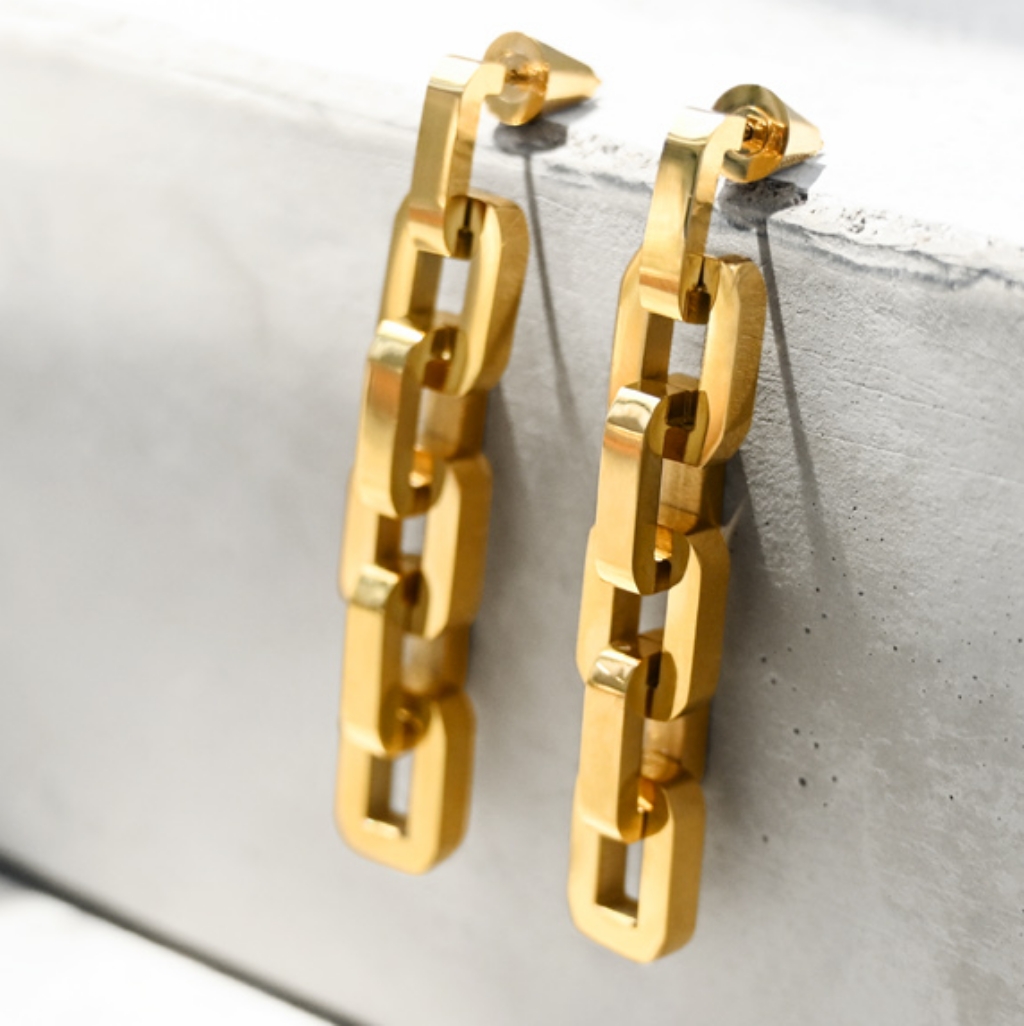 Eddie Borgo Supra Link Earrings